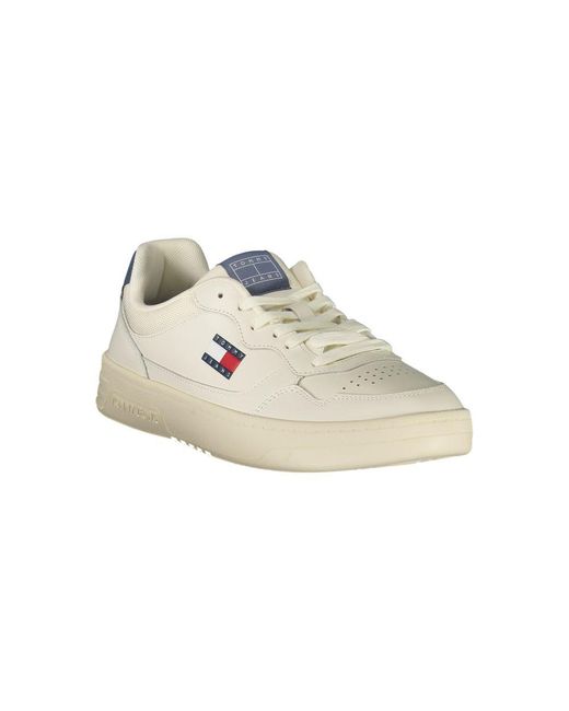 Tommy Hilfiger White Leather Sneaker for men