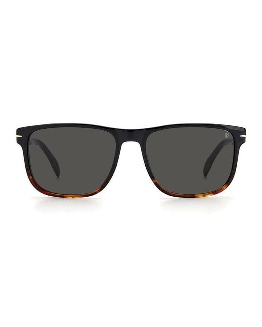 David Beckham Black Plastic Sunglasses for men