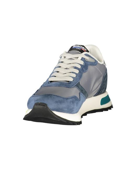 Blauer Blue Polyester Men's Sneaker for men