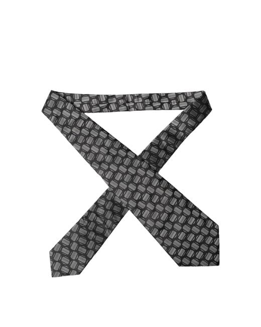 Dolce & Gabbana Multicolor Geometric Silk Adjustable Neckwomen's Tie