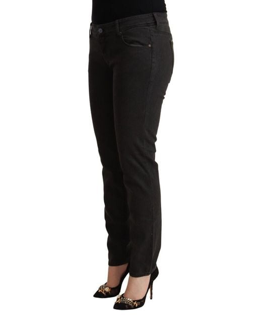 Ermanno Scervino Black Chic Low Waist Skinny Denim
