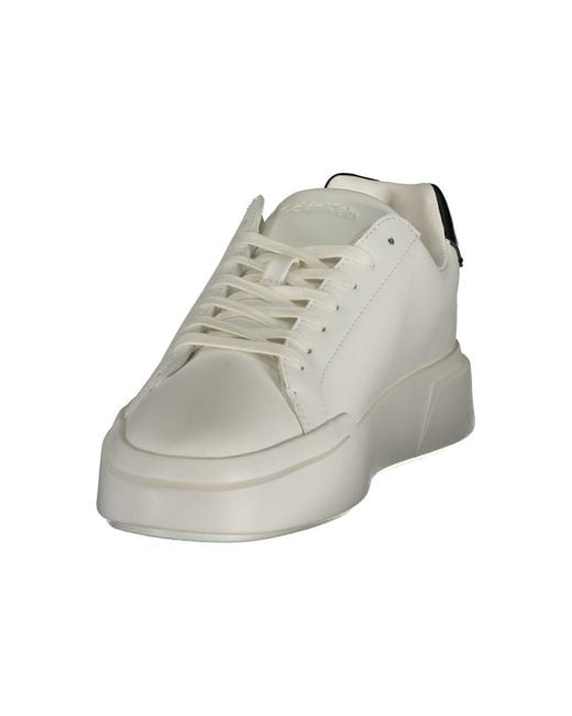 Calvin Klein Multicolor White Polyurethane 's Sneaker