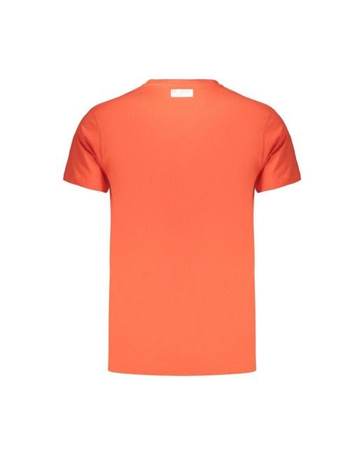 Bikkembergs Orange Cotton Men's T for men