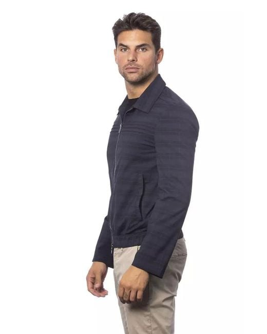 Verri Blue Wool Jacket for men
