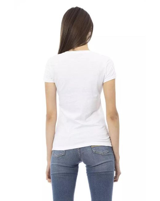 TRUSSARDI ACTION White Cotton 's Top