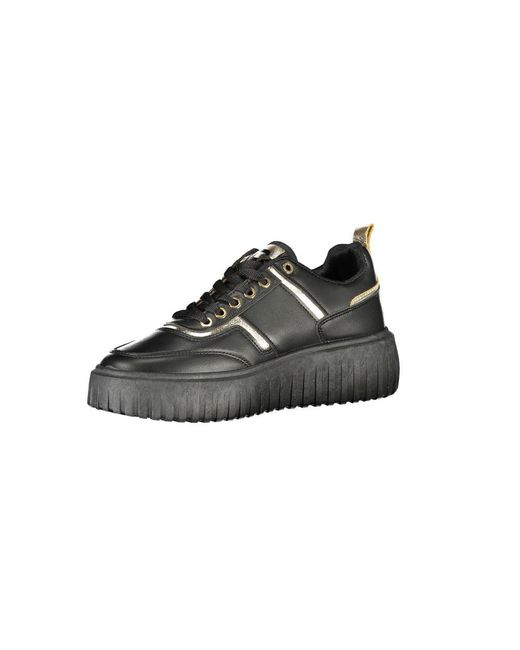 Laura Biagiotti Black Polyester Sneaker