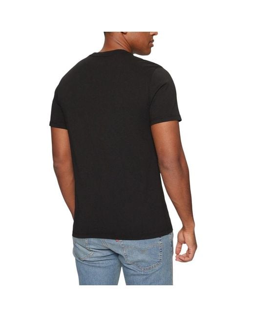 Levi's Black Cotton T for men