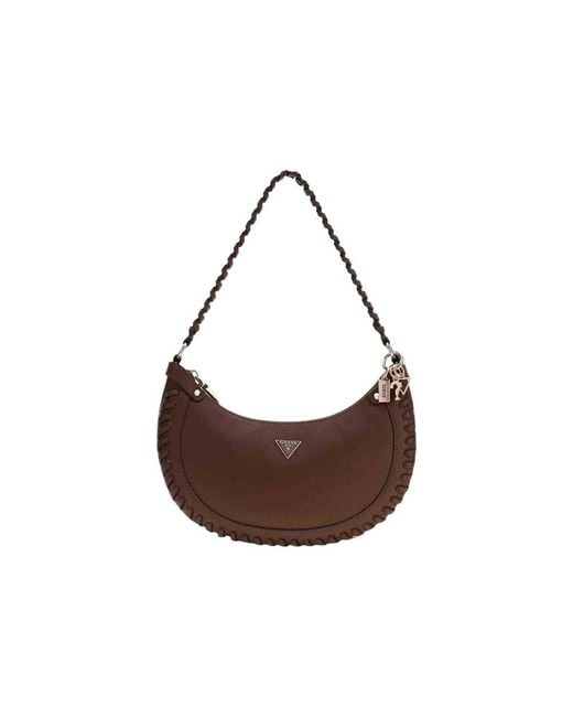 Guess Brown Polyethylene Handbag