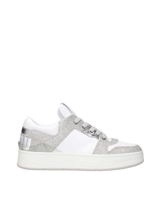 Jimmy Choo White Florent Sneakers