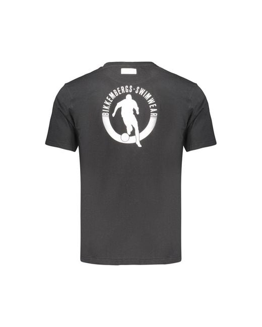 Bikkembergs Black Cotton Men's T for men