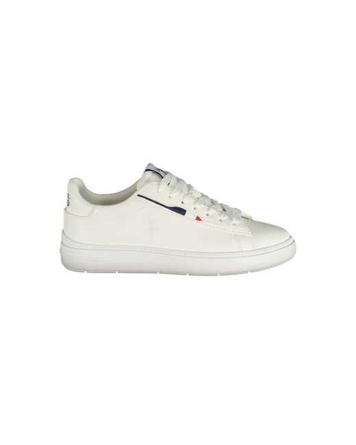 U.S. POLO ASSN. White Polyester 's Sneaker