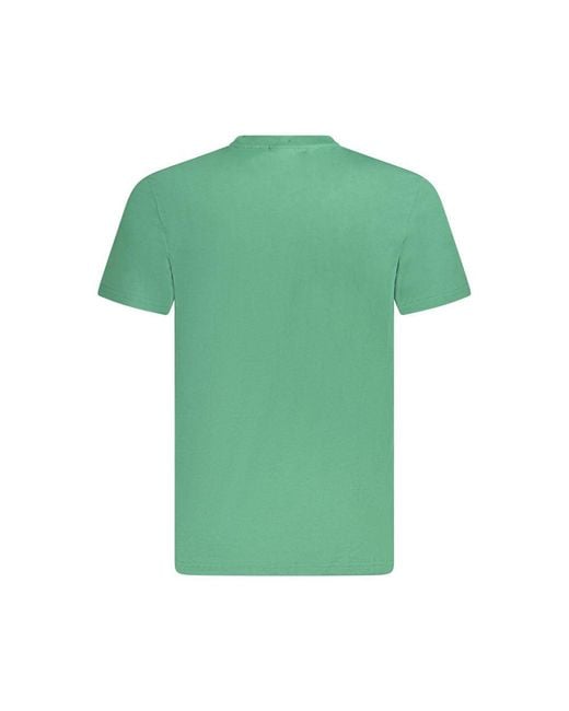 Fila Green Crew Neck Tshirt Short Sleeves for men