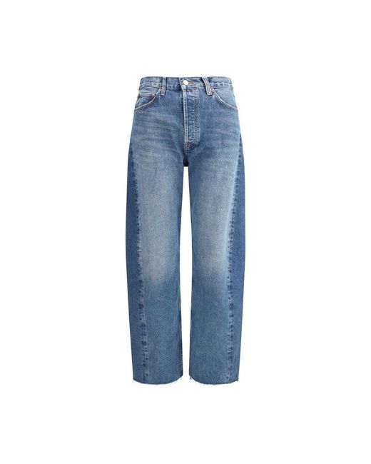 Agolde Blue Luna Pieced Jeans