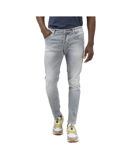 Dondup Blue Elegant Stretch Icon Jeans for men