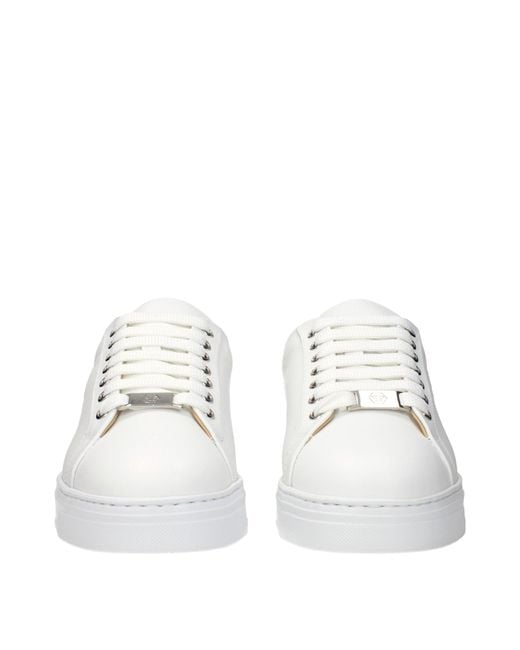 Philipp Plein White Sneakers Leather for men