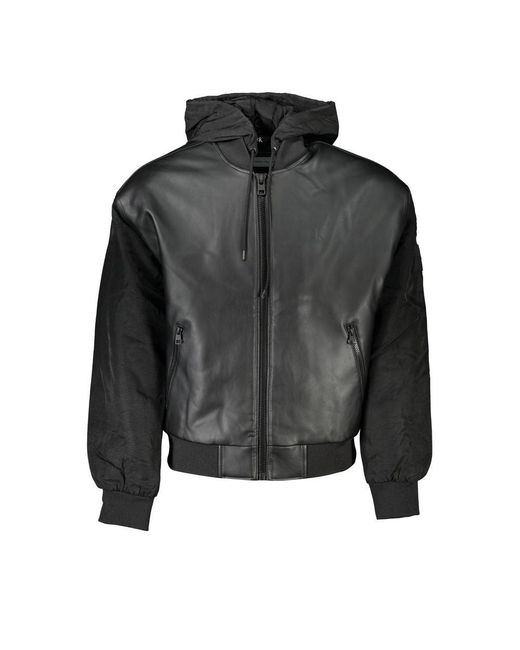 Calvin Klein Black Polyethylene Jacket for men