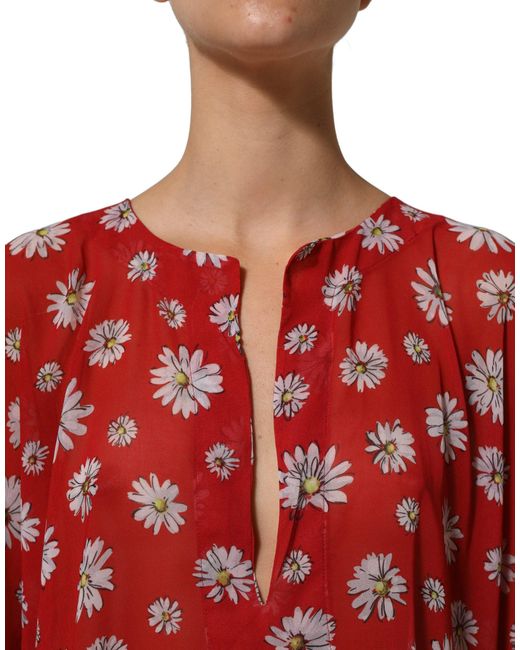 Dolce & Gabbana Red Floral V