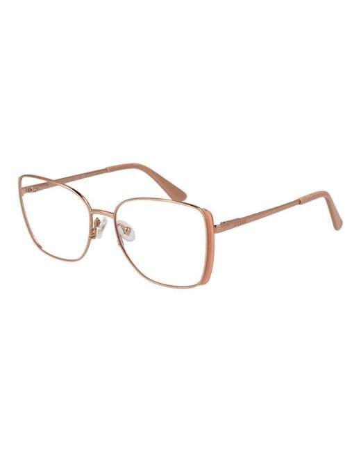 Guess Metallic Rose Gold Metal Glasses (frames) for men