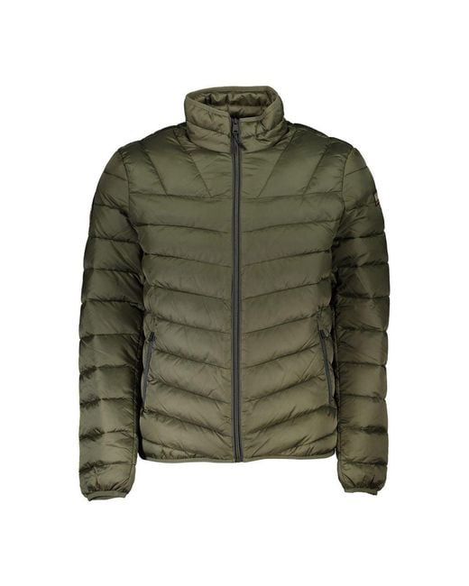 Napapijri Green Polyamide Jacket for men