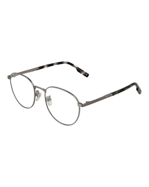 Zegna Brown Titanium Glasses (Frames) for men