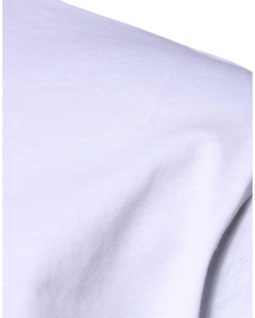 Dolce & Gabbana Blue Crew Neck Short Sleeve Tshirt Dg 5862 for men
