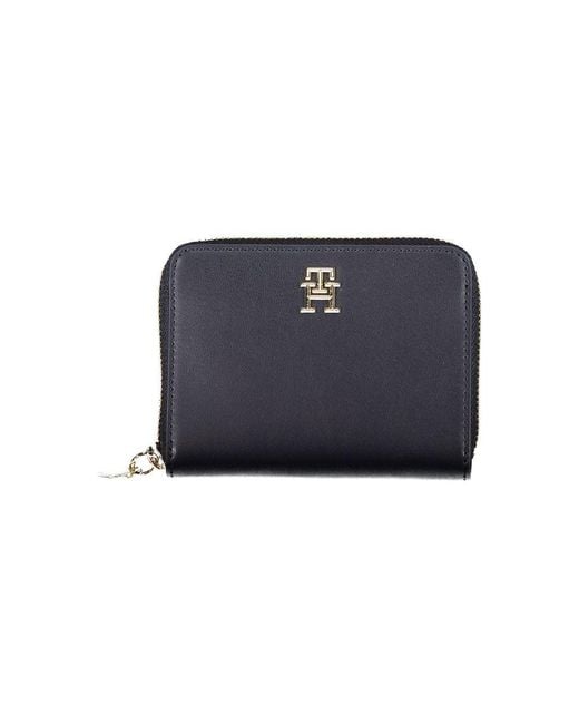 Tommy Hilfiger Blue Polyethylene Wallet