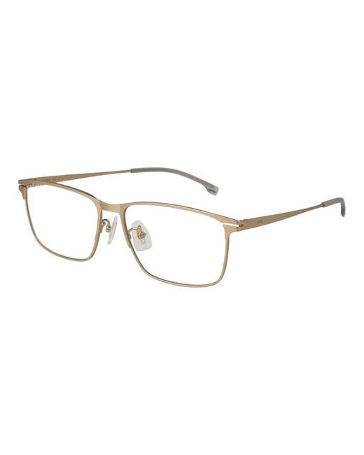 Boss Metallic Gold Metal Glasses (frames) for men