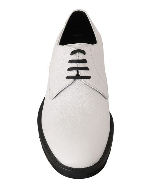 Dolce & Gabbana Black Leather Derby Dress Formal Shoes for men