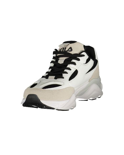 Fila White Polyurethane Men Sneaker for men