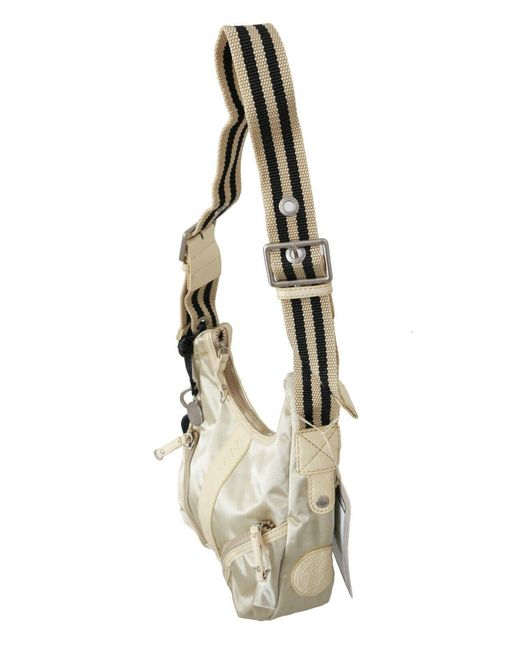 WAYFARER White Shoulder Crossbody Sling Fabric Purse