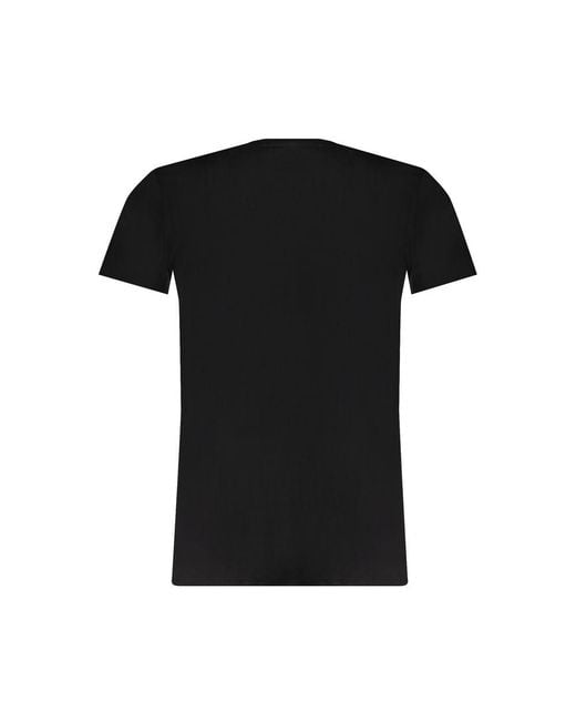 Trussardi Black Cotton T-Shirt for men