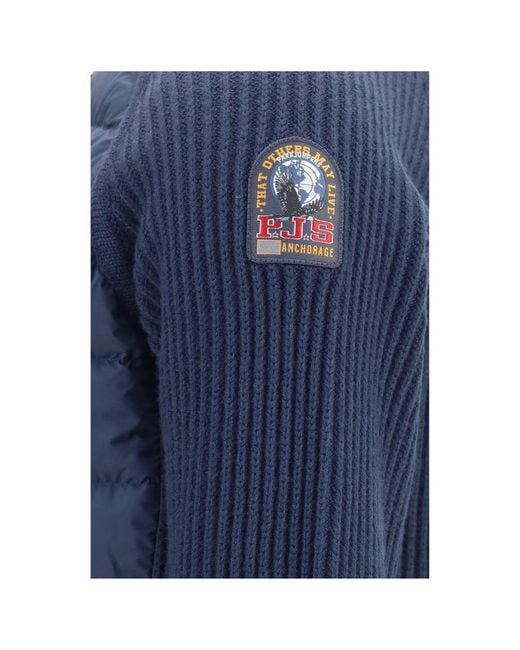 Parajumpers Blue Polyamide Shell Jacket for men