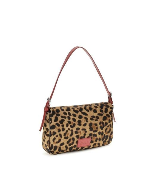 Staud Metallic Beige Calf Leather Bos Taurus Shoulder Bag