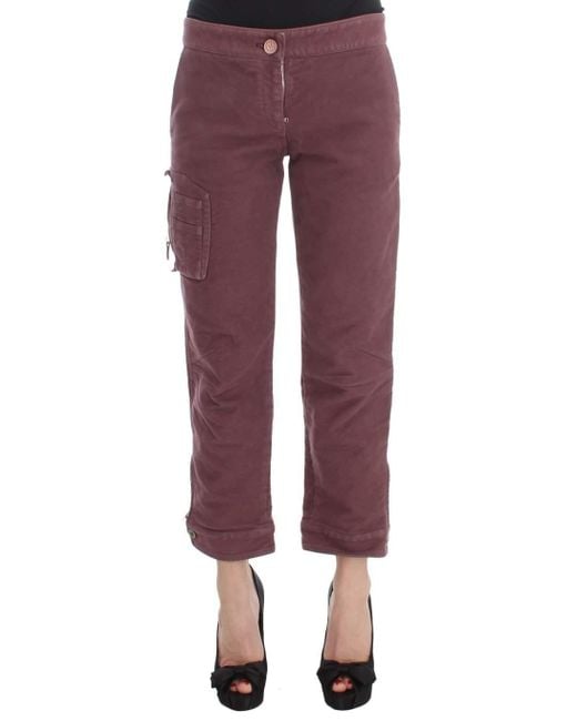 Ermanno Scervino Purple Straight Trousers