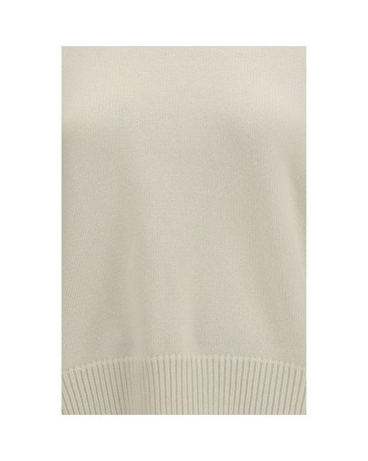 Loulou de Saison White Wool Oves Aries Sweatshirt