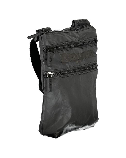 Blauer Gray Sleek Urban Shoulder Bag With Contrast Details for men