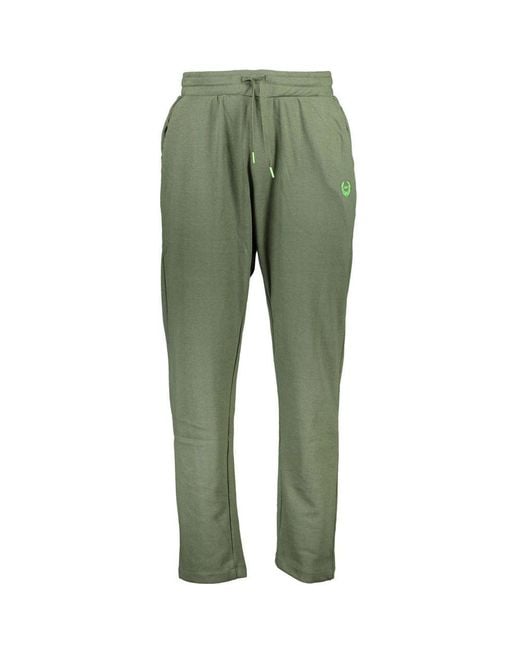 Gianmarco Venturi Green Verde Cotton Men's Trackpant for men