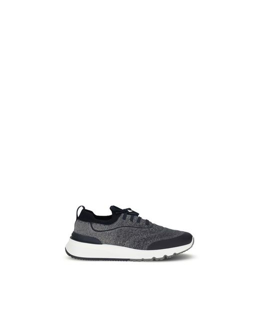 Brunello Cucinelli Blue Sneakers for men