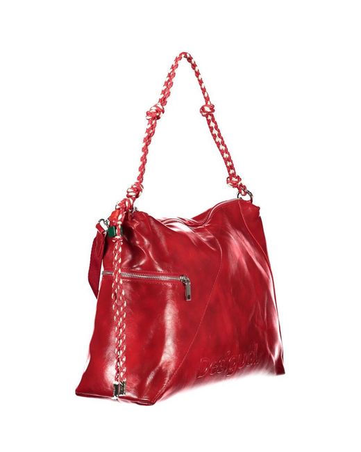 Desigual Red Polyurethane Handbag