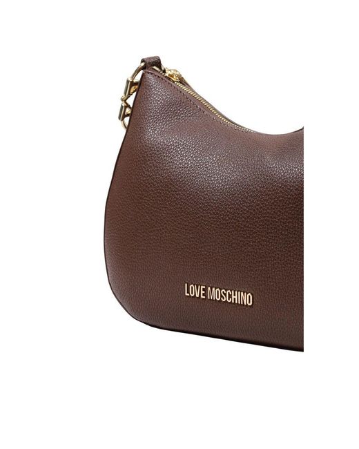 Love Moschino Brown Polyethylene Handbag