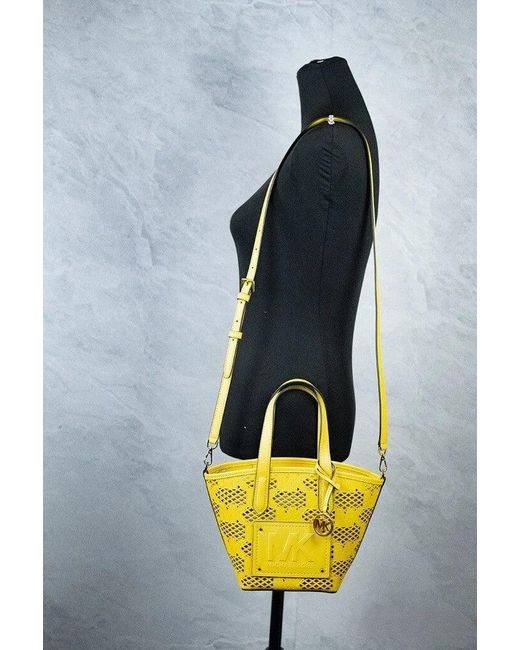 Michael Kors Yellow Kimber Small Daffodil Leather 2