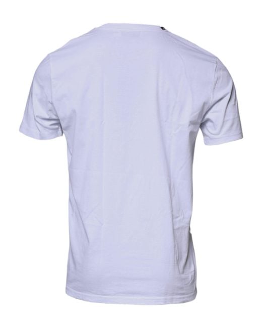 Dolce & Gabbana White Leopard Pocket Tshirt for men