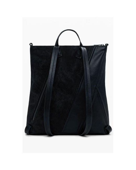 Desigual Black Polyethylene Backpack