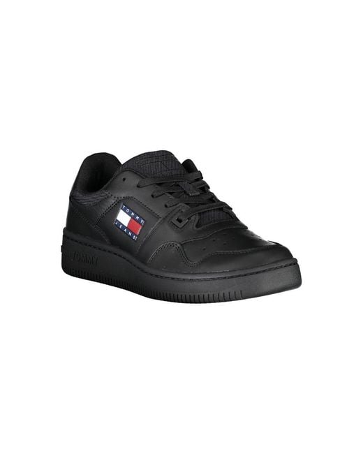 Tommy Hilfiger Black Chic Lace-Up Sneakers