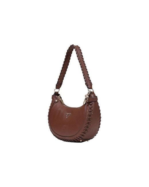 Guess Brown Polyethylene Handbag