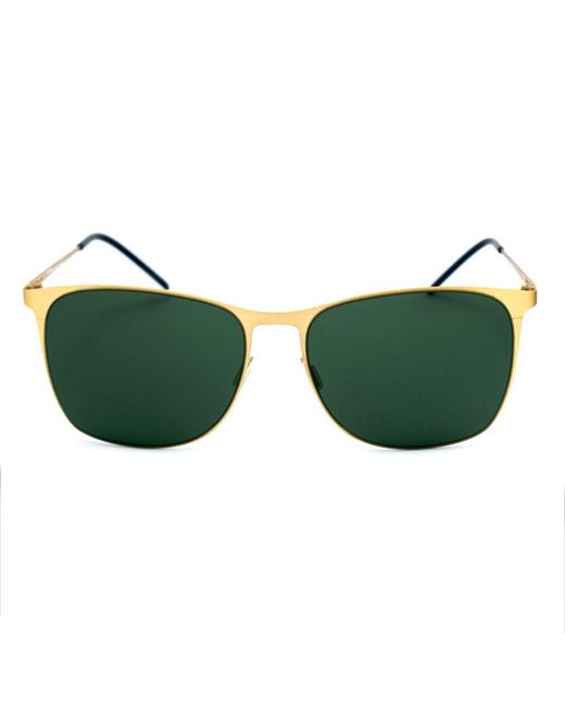 Italia Independent Green Gold Metal Sunglasses