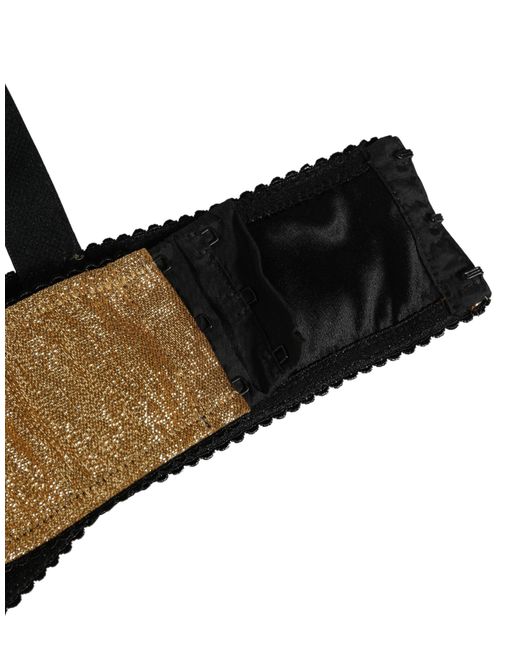 Dolce & Gabbana Metallic Gold Semi