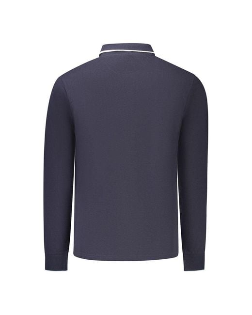 North Sails Blue Cotton Men's Polo for men
