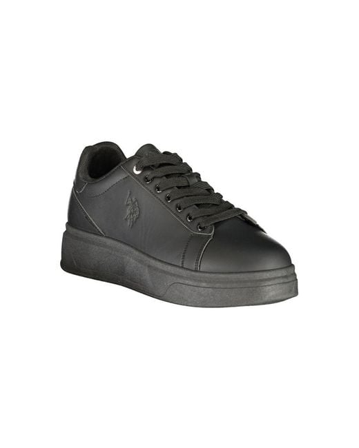 U.S. POLO ASSN. Black Polyester Men's Sneaker for men