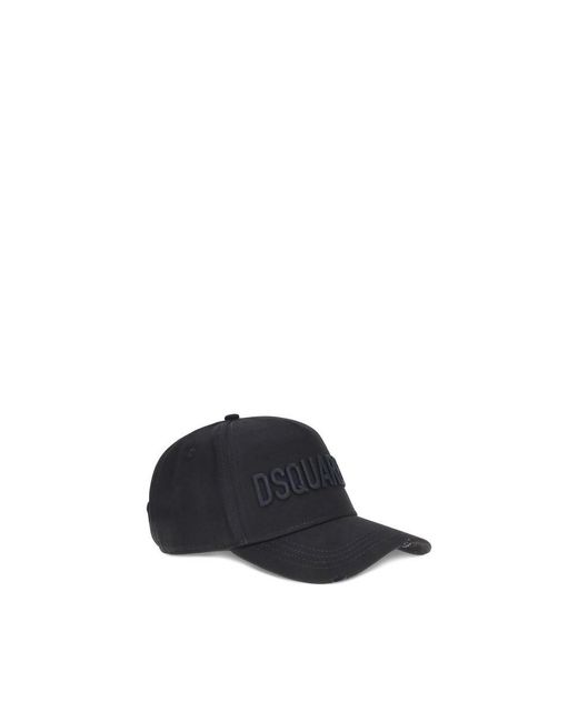 DSquared² Blue Logoed Baseball Hat for men